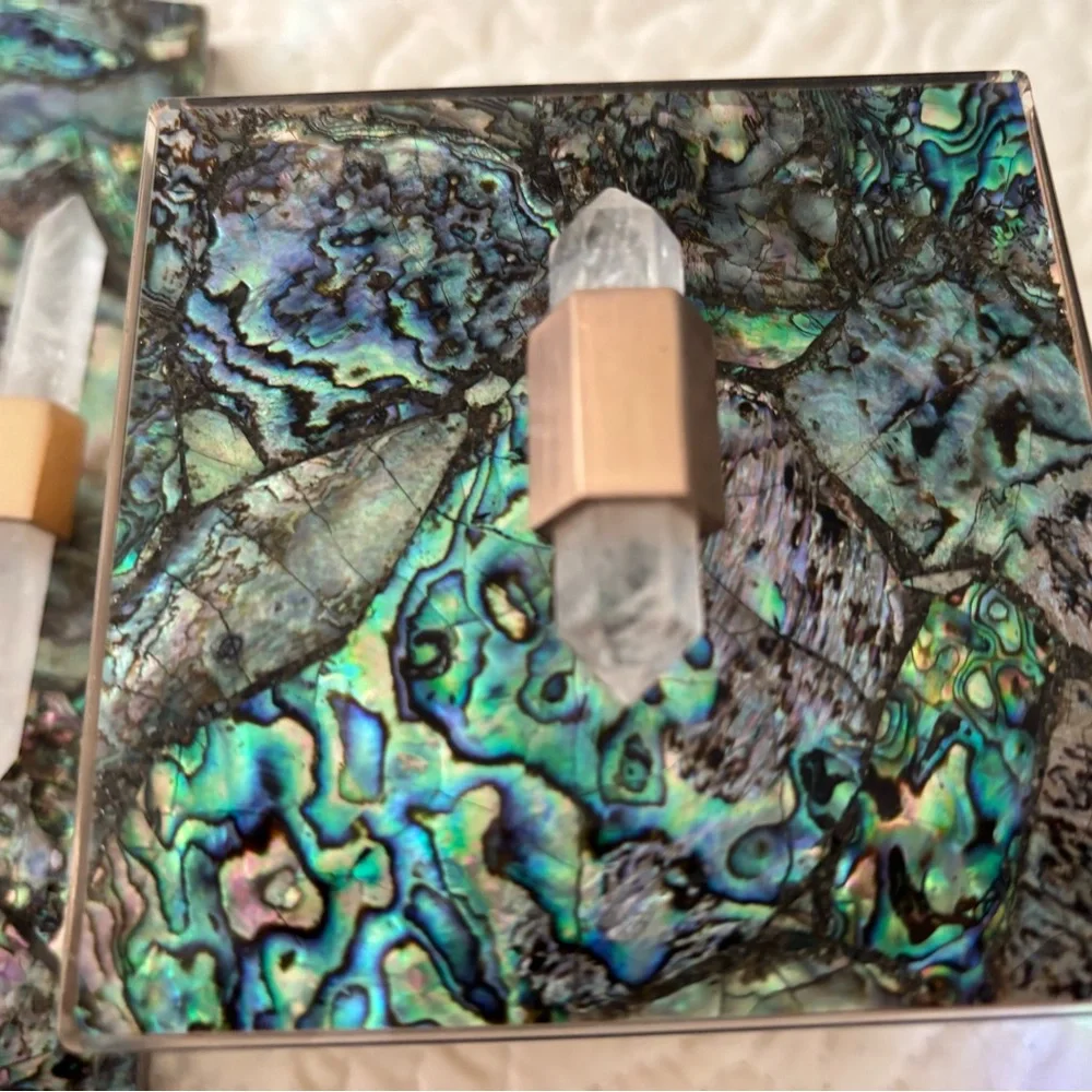 Kendra Scott Abalone Shell Tray and Gold Box Set - Picture 13 of 16